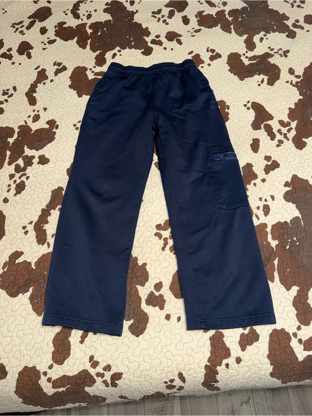 Fila Navy Blue Kids Sweatpants Joggers